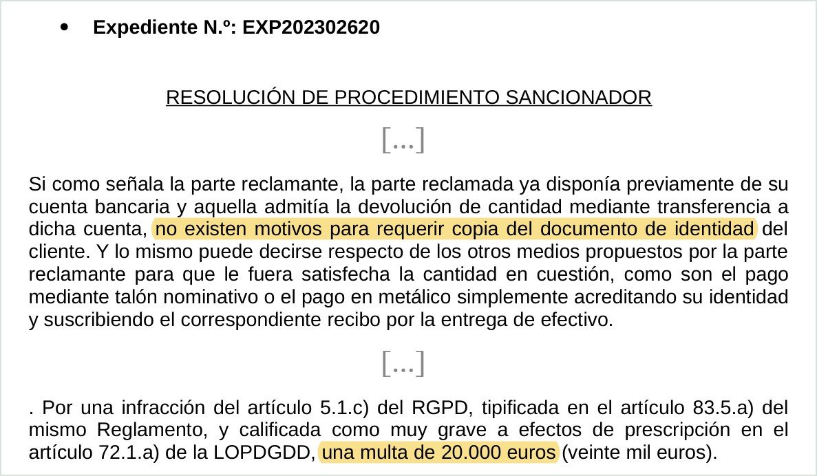 Resolución de la AEPD PS/00253/2023