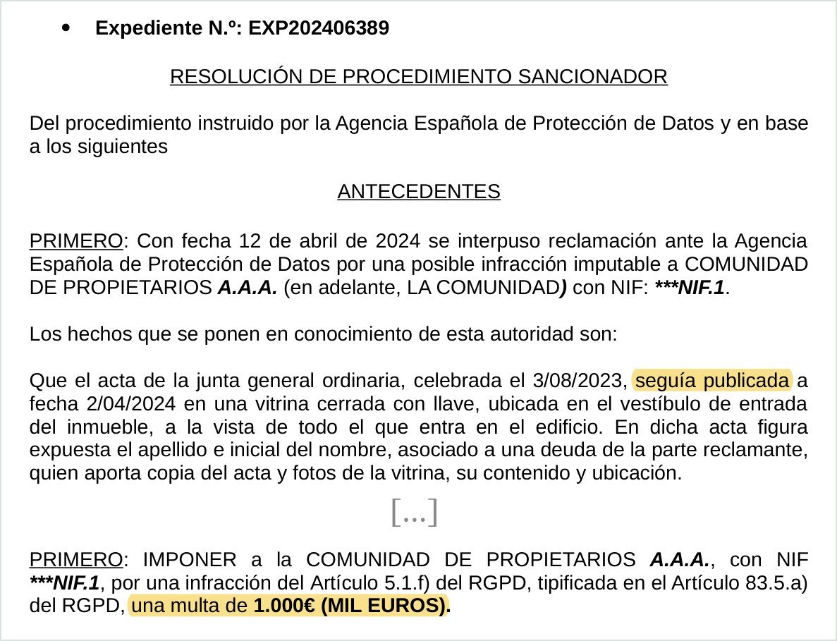 Resolución de la AEPD PS/00447/2024